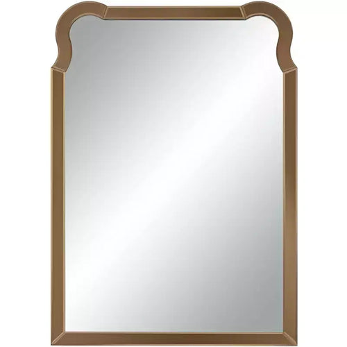 Noble Park Natalya 27 x 39 Warm Gold Rectangular Wall Mirror