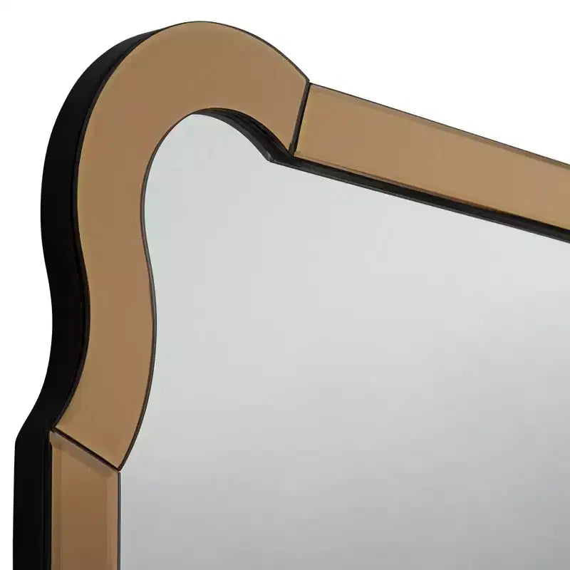 27 x 39 Warm Gold Rectangular Wall Mirror