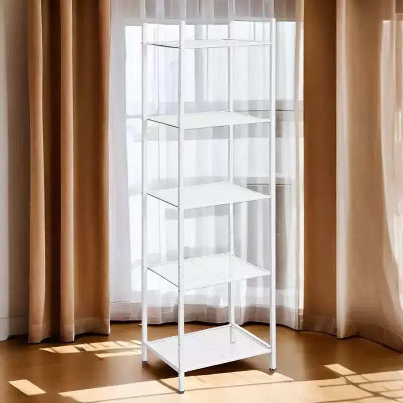 5-Tier Storage Rack with Adjustable Shelves for Bathroom, Living Room, Balcony & Kitchen