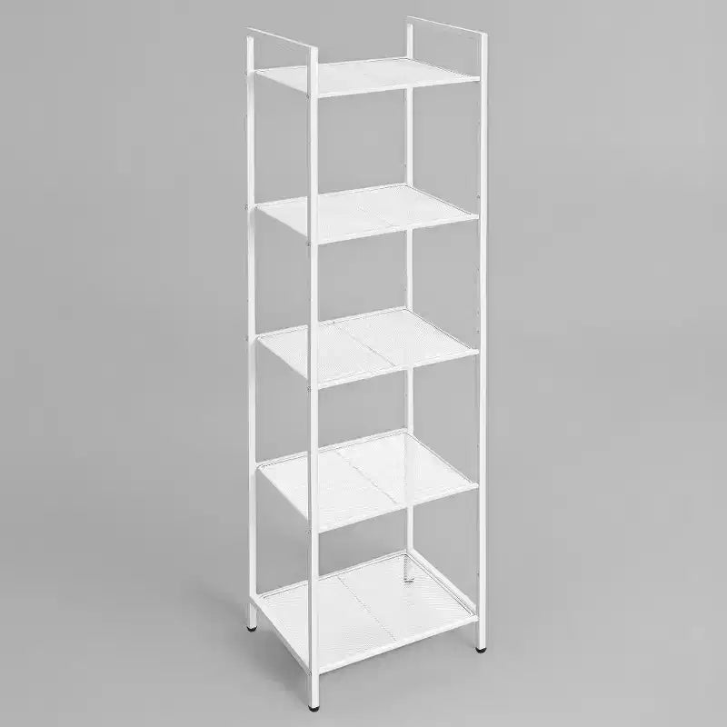 5-Tier Storage Rack with Adjustable Shelves for Bathroom, Living Room, Balcony & Kitchen