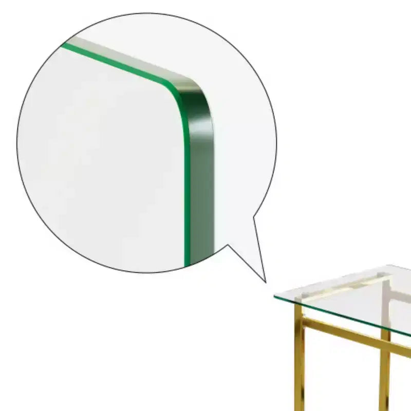 Minimalist Glass Dining Table for 4-6, Tempered Glass & Chrome Legs, Multi-Use for Home