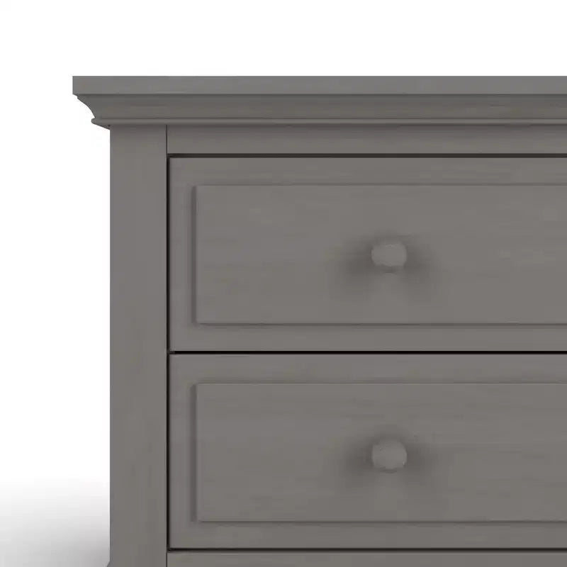 2 Drawer Nightstand for Nursery or Bedroom – Sturdy Pinewood, Non-Toxic Finish