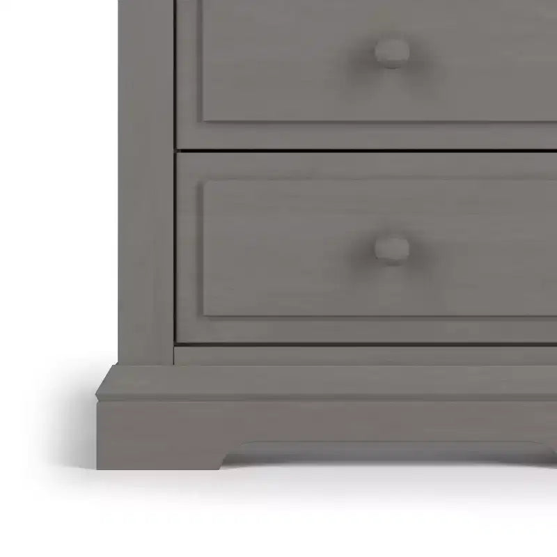2 Drawer Nightstand for Nursery or Bedroom – Sturdy Pinewood, Non-Toxic Finish