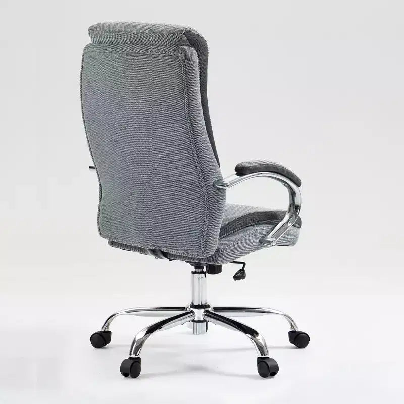 High Back Executive Office Chair with Adjustable Height & Fixed Arms