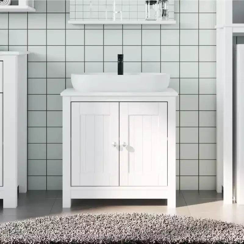 Bathroom Sink Cabinet Vanity Cupboard Solid Wood Pine