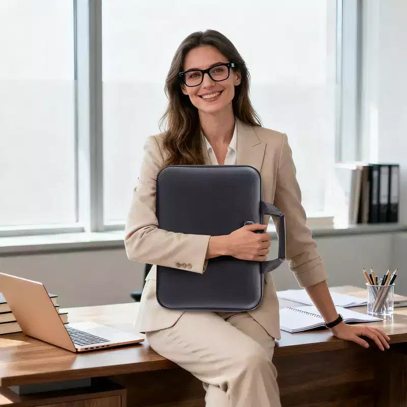 Fireproof Document Box with Lock – Waterproof Hard Case File Organizer