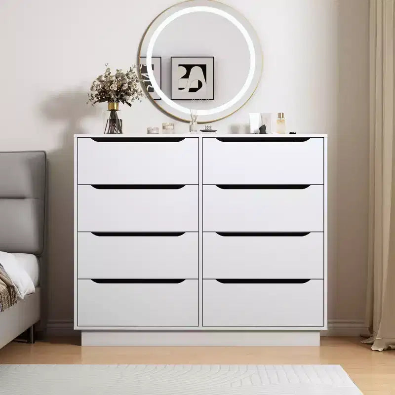9-Drawer Wide Dresser for Bedroom, Living Room & Entryway