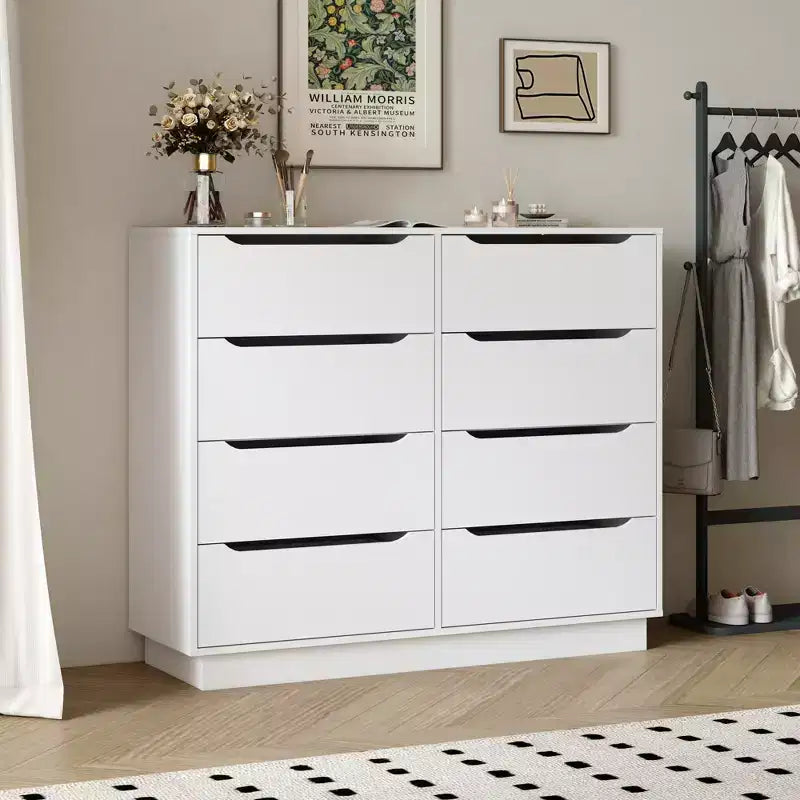 9-Drawer Wide Dresser for Bedroom, Living Room & Entryway