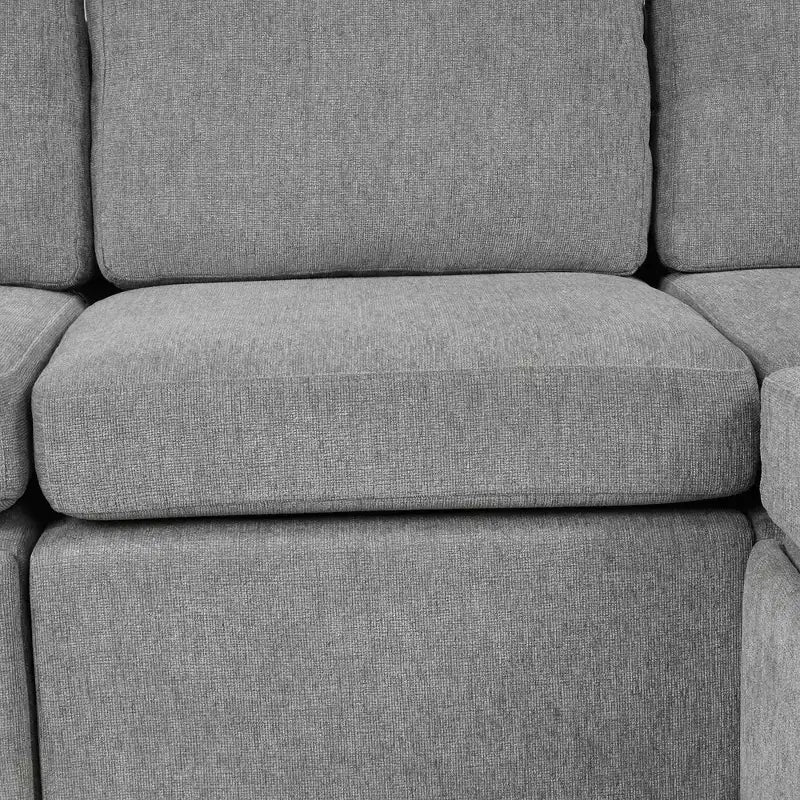 35.4" Modern Pull-Out Sofa Bed Single Sofa Chair for Living Room, Gray
