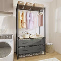 Freestanding Clothes Rack with 4 Fabric Drawers, Adjustable Shelves & Hanging Rod, 71.5"H