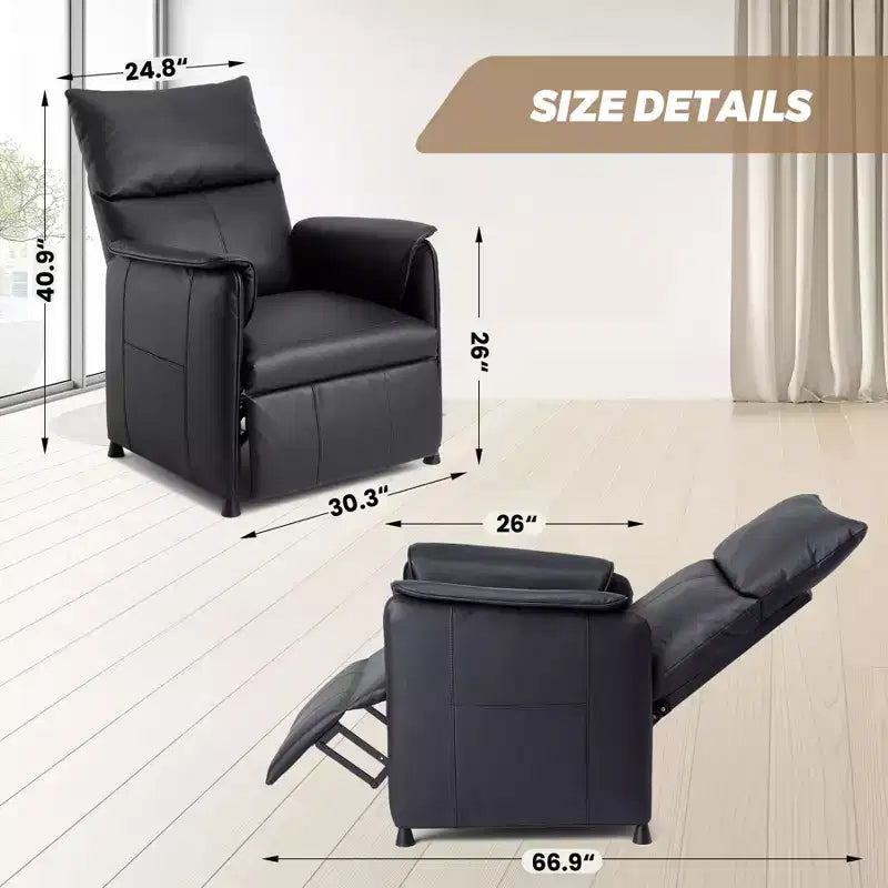 Electric Recliner Chair with Massage and Heat for Living Room or Office