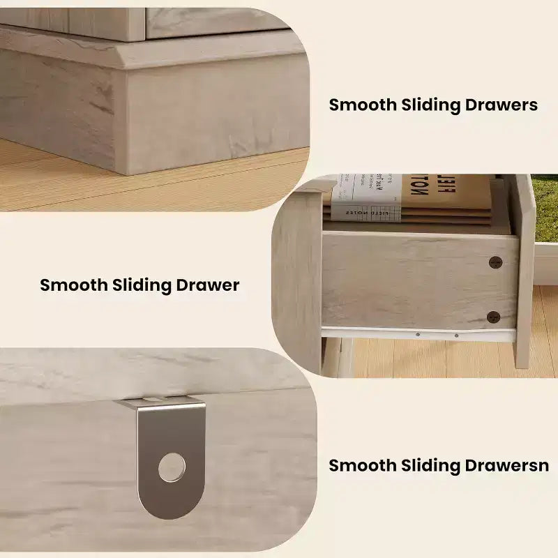 8-Drawer Double Dresser for Bedroom – 51" Wide Chest of Drawers