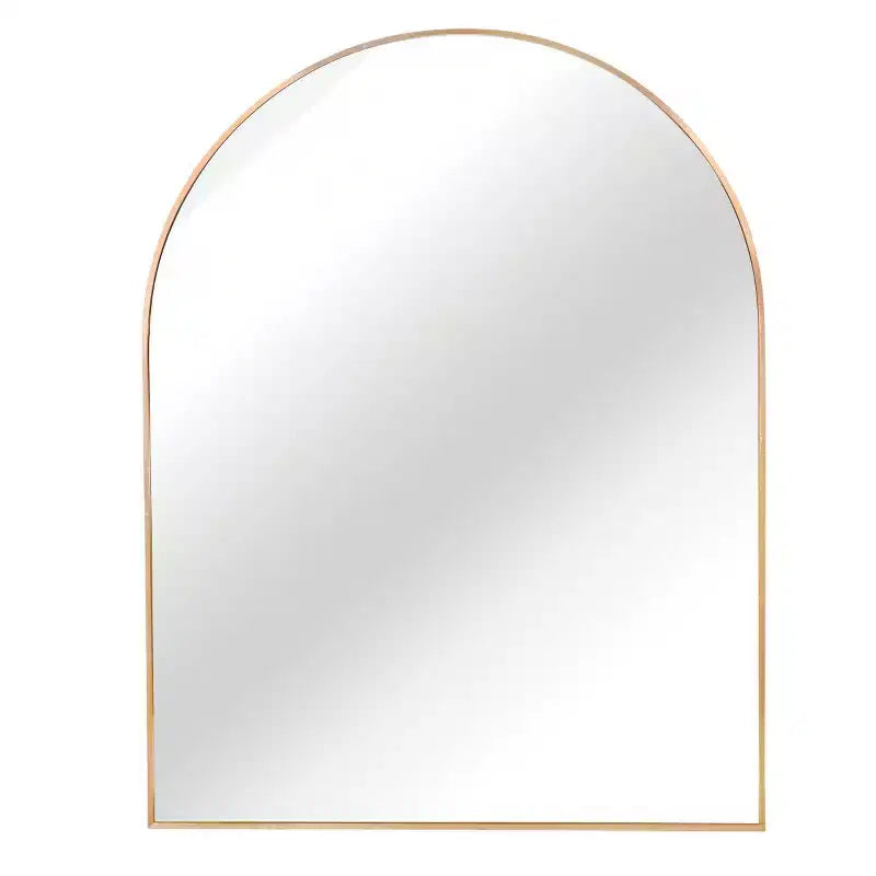30 x 40 Arched Decor Wall Mirror, Large Modern Aluminum Alloy Frame Vanity Mirror for Entryway & Bathroom