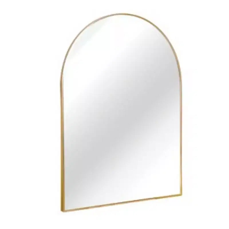 30 x 40 Arched Decor Wall Mirror, Large Modern Aluminum Alloy Frame Vanity Mirror for Entryway & Bathroom