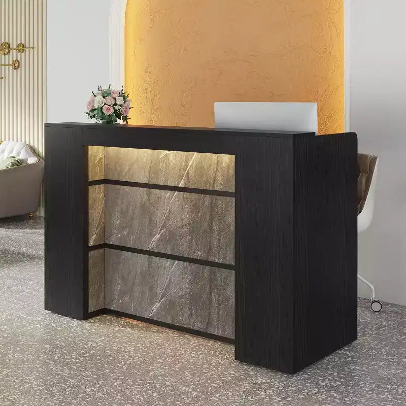 63-Inch LED Reception Desk
