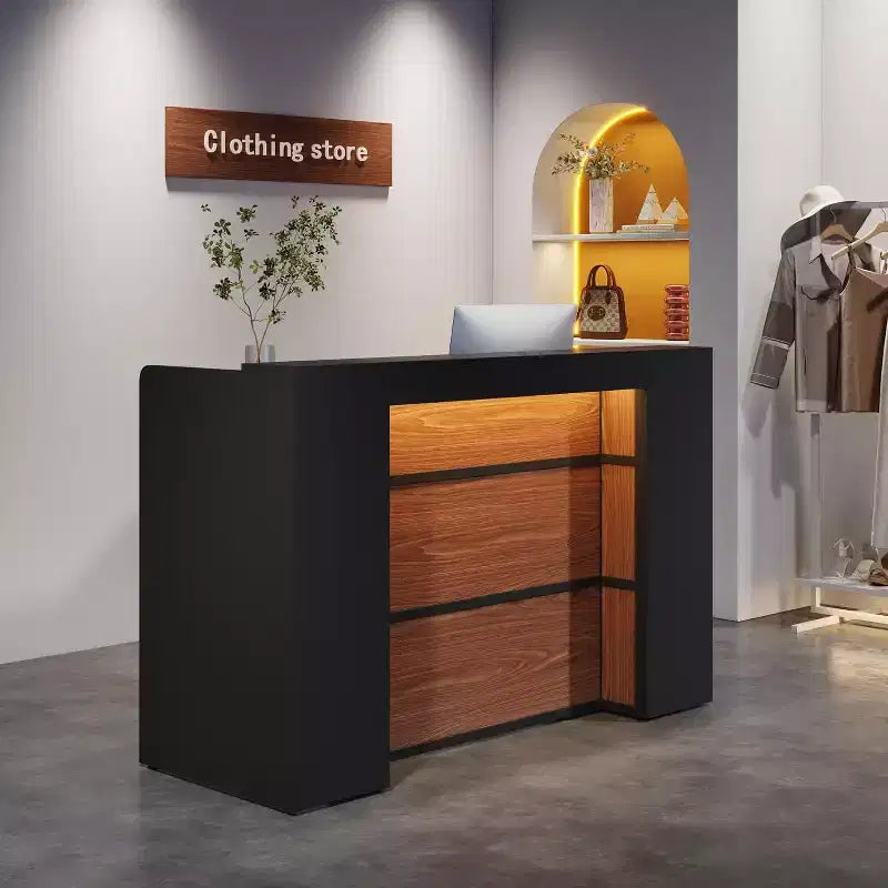 63-Inch LED Reception Desk