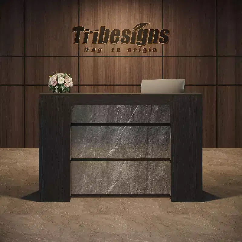 63-Inch LED Reception Desk