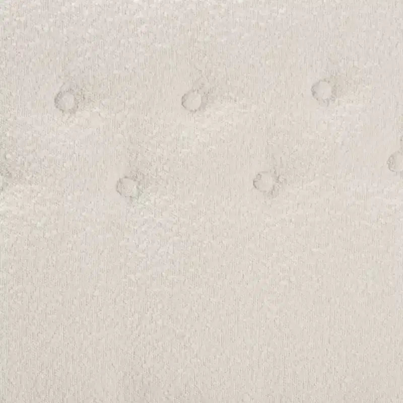 Cream Boucle Fabric Queen Size Headboard